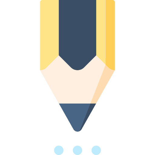 Preparation dots pencil preparation icon