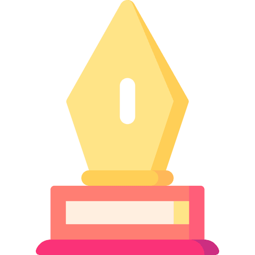 Award writing award fountain pen icon