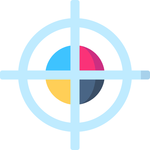 Target mission target purpose icon