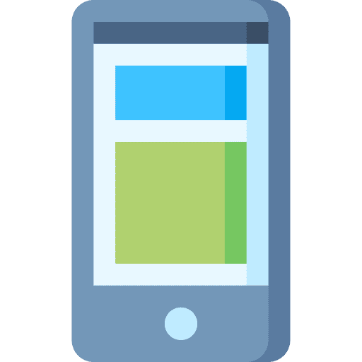 Ui touch screen ui phone icon