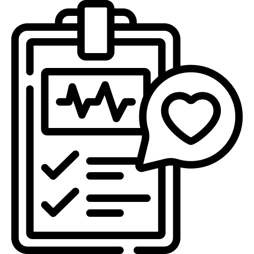 Medical records document medical records diagnosis icon