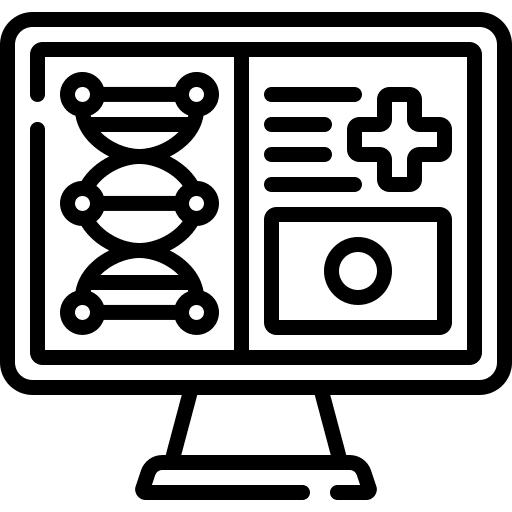 Dna lab dna structure computer icon