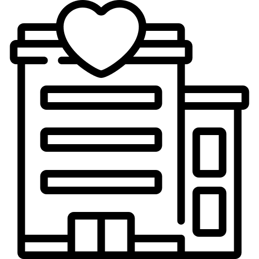 Hospital health hospital medical icon