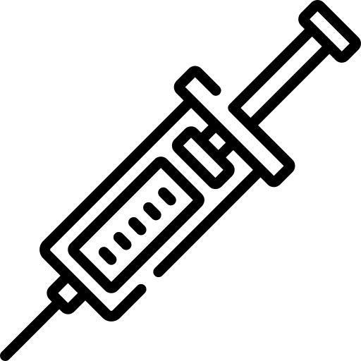 Injection medical healthcare and medical shot icon