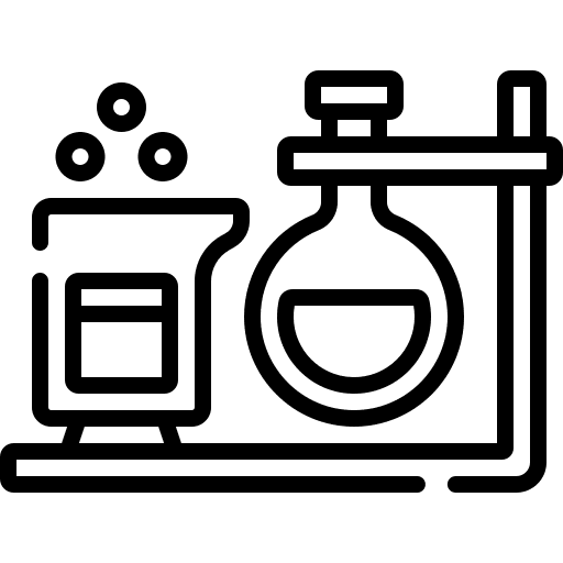 Laboratory lab science healthcare and medical icon