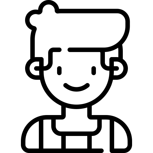 Patient boy avatar user icon