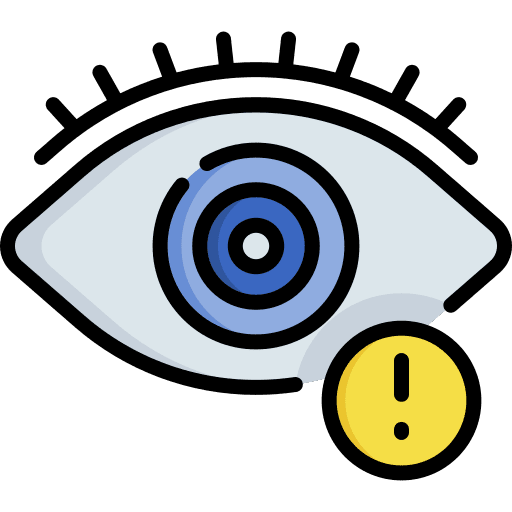 Spyware virus cyber attack alert icon