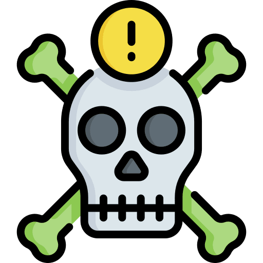 Virus sign ui technology icon