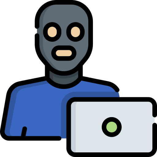 Cyber attack working security electronics icon