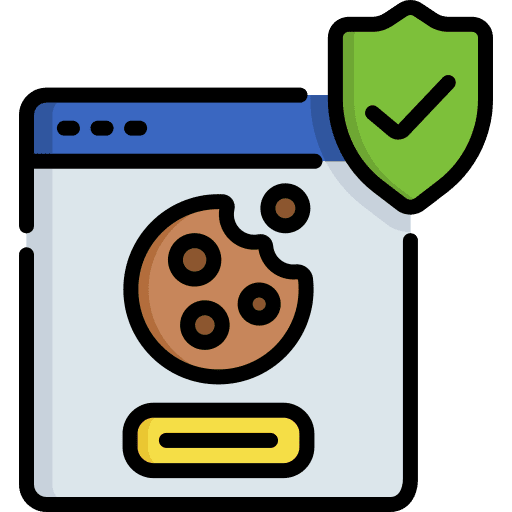 Cookies computing website security icon