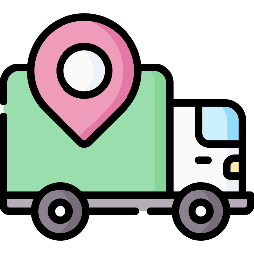 Delivery delivery gps vehicle icon