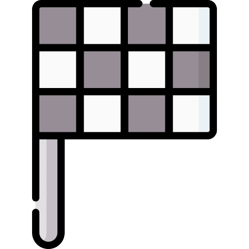 Finish line sports race finish flag icon