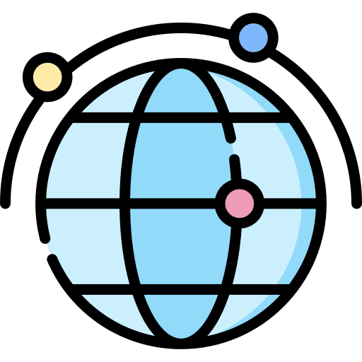 Globe networking network seo and web icon