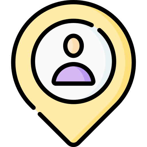 User placeholder gps maps and location icon