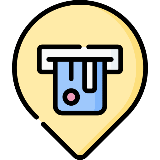 Bank map pointer gps placeholder icon