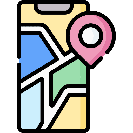 Map gps maps and location map icon