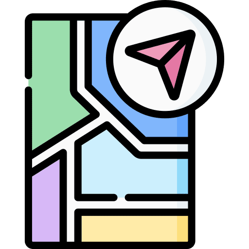 Map maps and location placeholder map icon