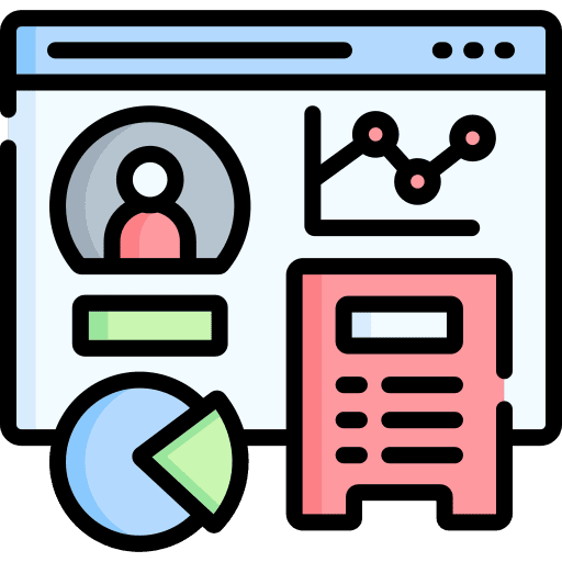 Dashboard home technology pie chart icon