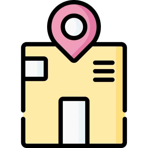 Delivery map pointer delivery geolocalization icon