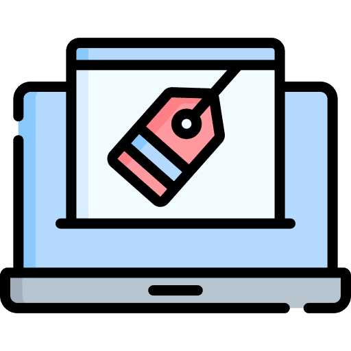 Seo tag coding labels seo and web icon