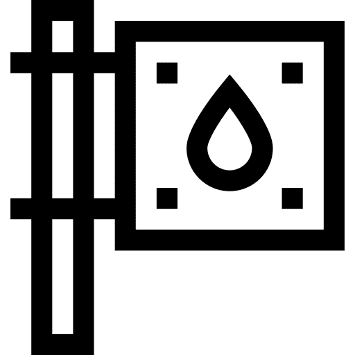 Blood donation location blood drop health clinic icon