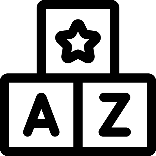 Block kid block play icon