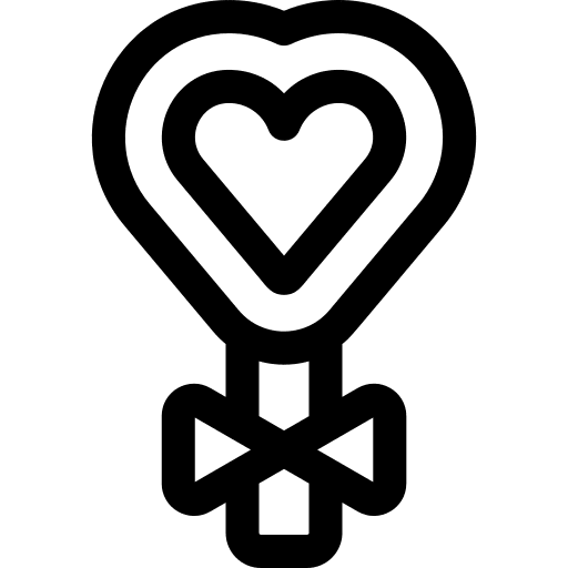 Candy heart sugar sweet icon