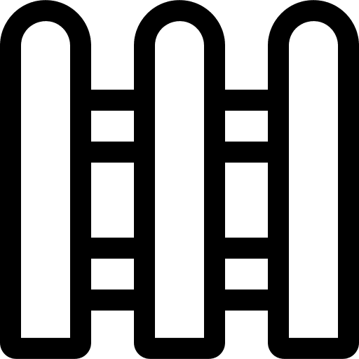 Fence garden fence farming and gardening icon