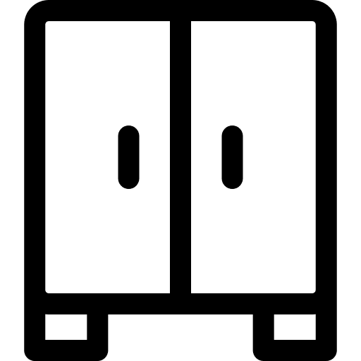 Locker cabinet storage kindergarten icon