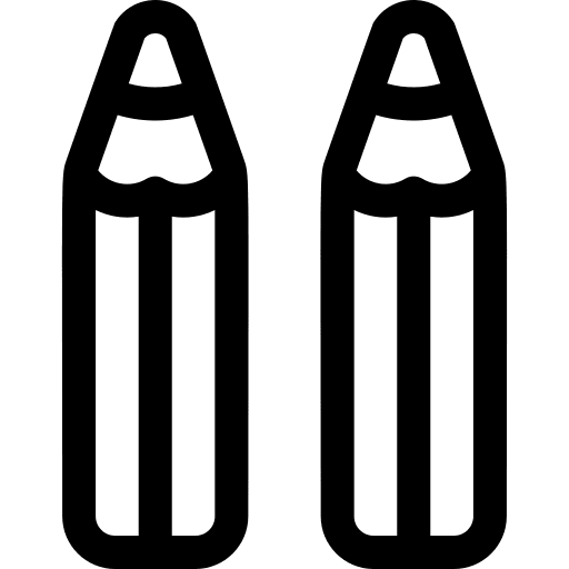 Color pencil school write education icon