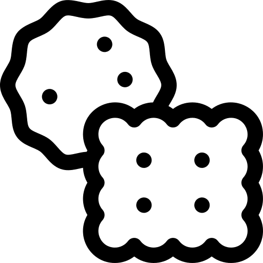 Cookie bakery sweet dessert icon