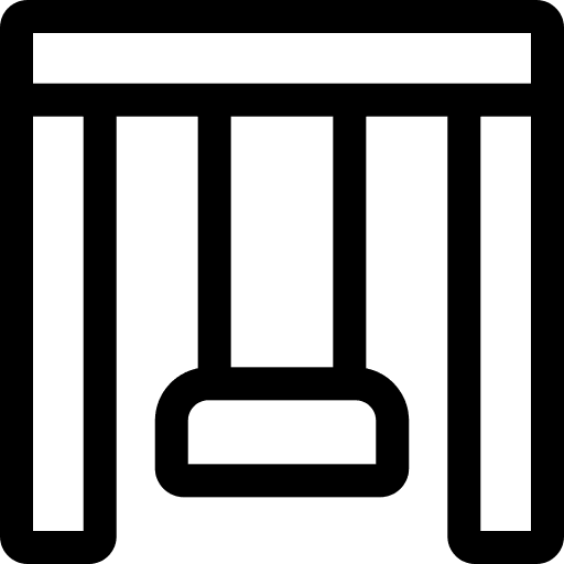 Swing kid kid and baby children icon