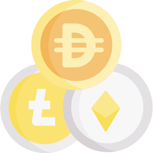 Altcoin payment cryptocurrency business and finance icon