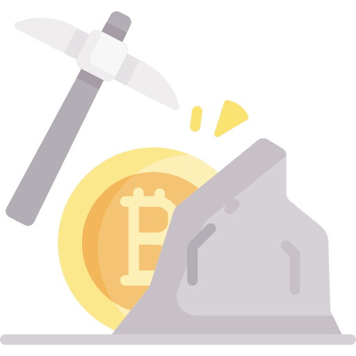 Bitcoin cryptocurrency cloud storage business and finance icon