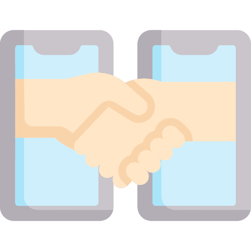 Peer to peer smartphone peer to peer p2p icon