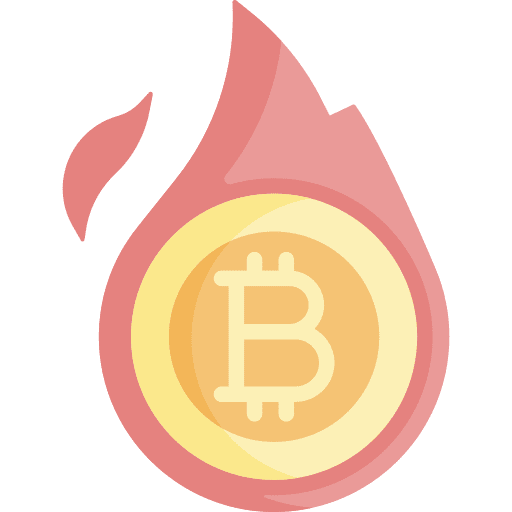 Burn business and finance money business icon
