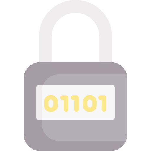 Encryption chip technology cryptocurrency icon