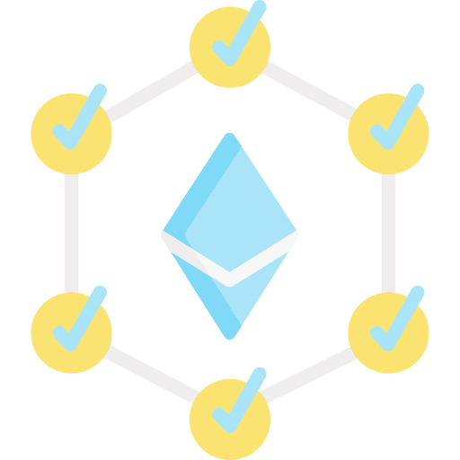 Smart contracts cryptocurrency approval bitcoin icon