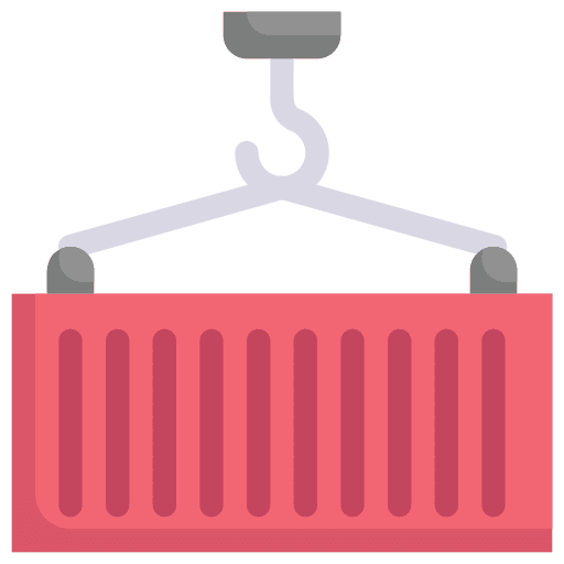 Container container industry freight wagon icon