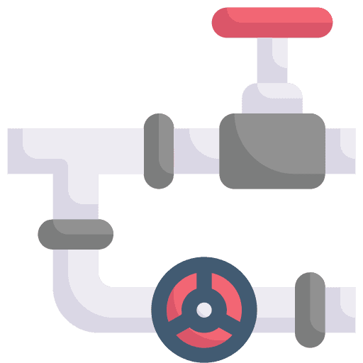 Gas pipe natural gas valve gas pipe icon