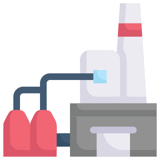 Factory electric industry electric factory icon