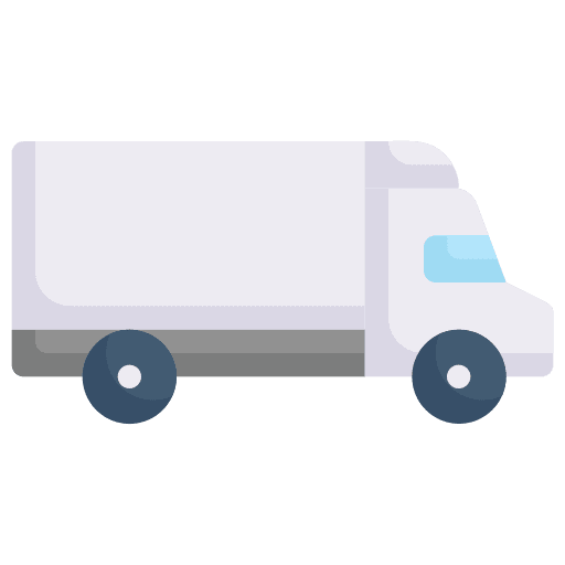 Mover truck delivery truck shipping transport icon