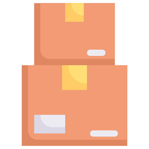 Product warehouse packaging delivery icon