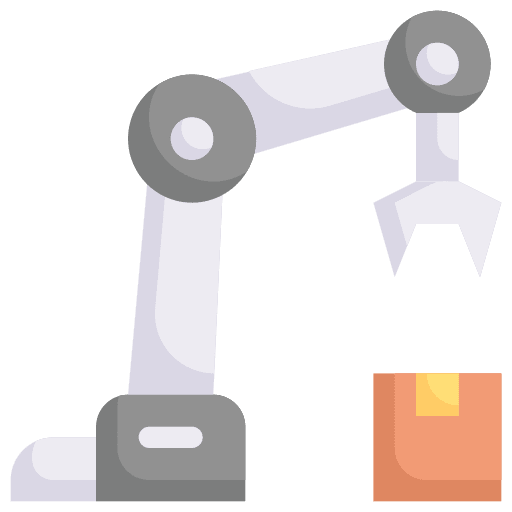 Robot robot arm process robot icon