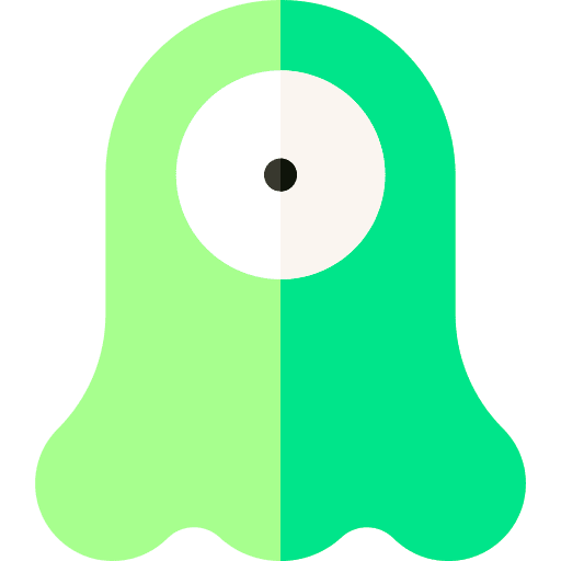 Monster horror terror fear icon