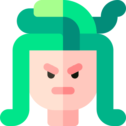 Medusa mythical creature avatar cultures icon