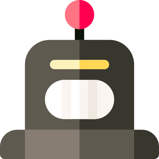 Robot futuristic science fiction electronics icon