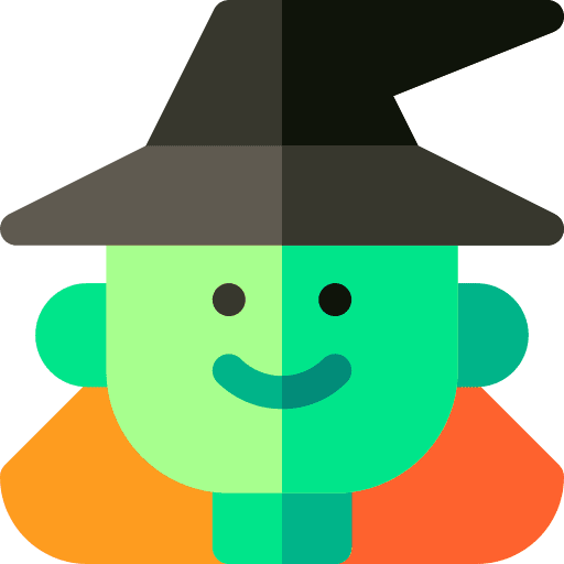 Witch user halloween scary icon
