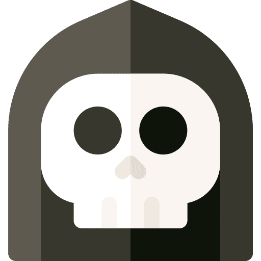 Death terror costume death icon