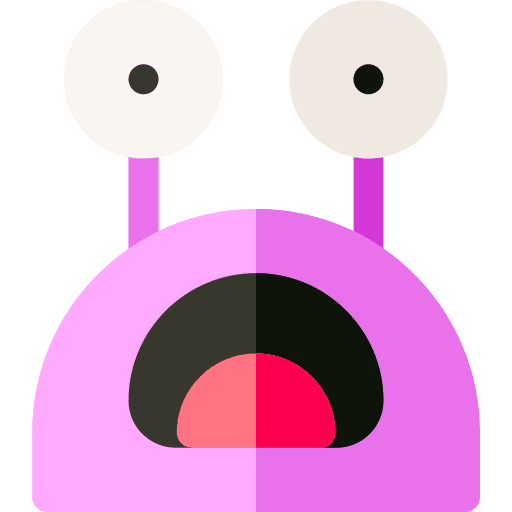 Monster monster halloween terror icon